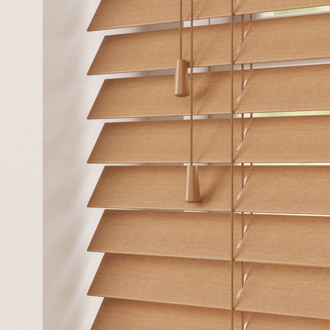 Wood Venetian Blinds Honey