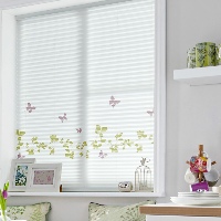 Bring the Summer inside with Vine & Butterfly Pleated Blinds