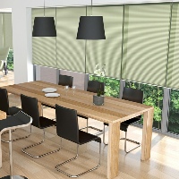 Sheer Pleated Blinds allow more light to enter your room whilst maintaining privacy