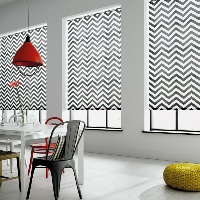Striking chevrons make for a real statement product