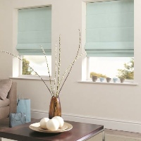 Soft Pastel colours are a massively popular choice with Roman Blinds