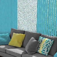 Break up your design with blocks of patterned fabric