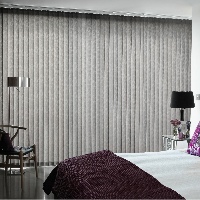 Vertical Blinds in your bedroom are great for privacy as well as light filtration