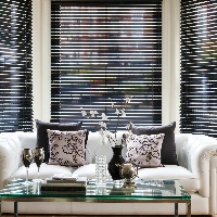Choose Wooden Blinds for your bay window for a contemporary style