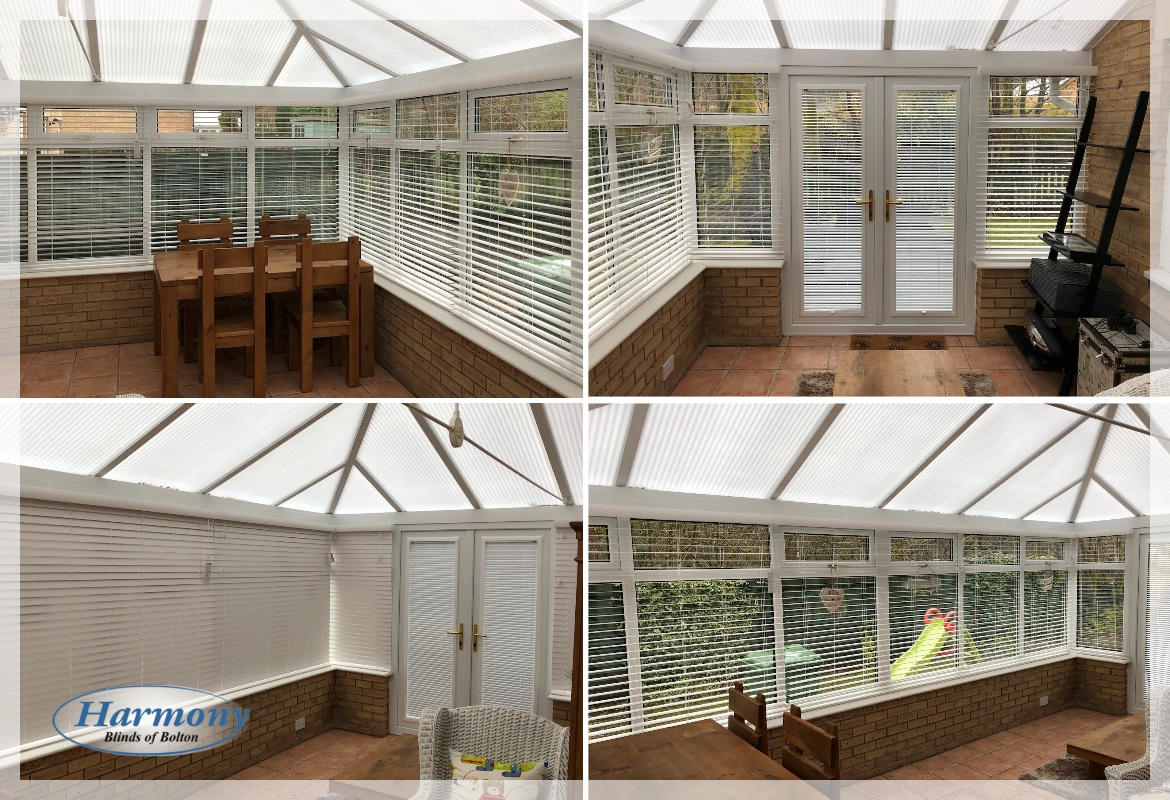 Venetian Blinds in a Conservatory Bolton