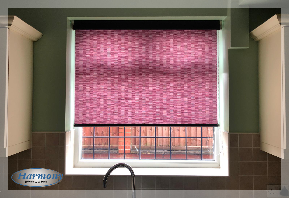 Colourful Senses Roller Blind with Black Finishes