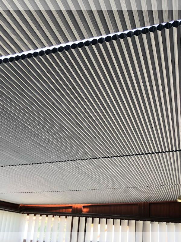 Hive Blackout Grey Pleated Roof Blinds