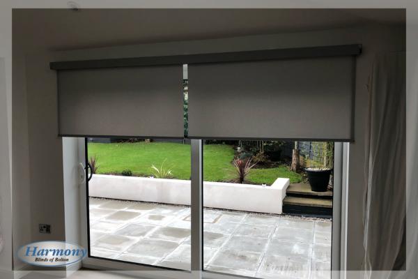 Remote Control Roller Blinds on Patio Doors